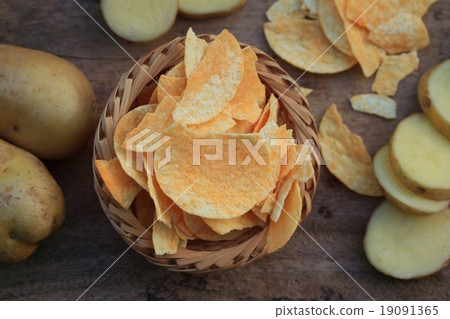 tasty potato salt chips 19091365