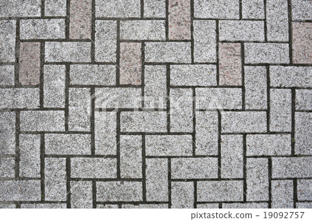 Old floor stone texture of walkway. 19092757