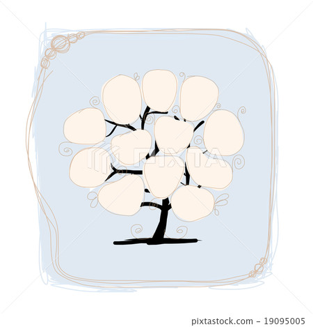 Art tree with papers for your text 19095005