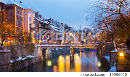 Ljubljana in Christmas time. Slovenia, Europe. Ljubljana in Christmas time. Slovenia, Europe. 19096056