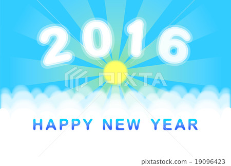 New Year card Yunohama Sunrise 1 New Year card Yunohama Sunrise 1 19096423