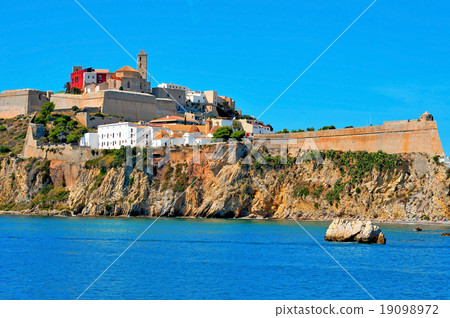 old town of Ibiza Town, Balearic Island, Spain 19098972