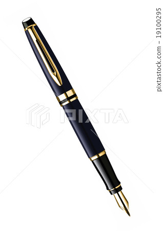Fountain pen isolated 19100295