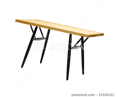 wooden table isolated on a white background wooden table isolated on a white background 19100322