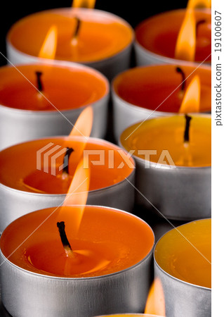 flaming candles 19100607
