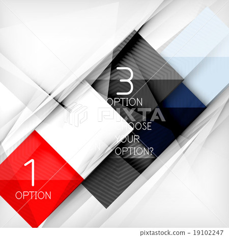 Paper square shapes banner Paper square shapes banner 19102247