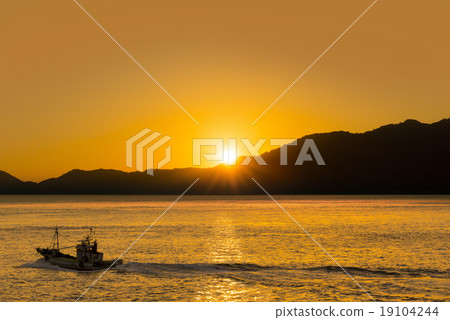 宇和島的日落 19104244