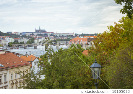 Prague Castle, view from Vysehrad Prague Castle, view from Vysehrad 19105053