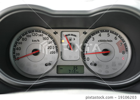 Speedometer in the car Speedometer in the car 19106203