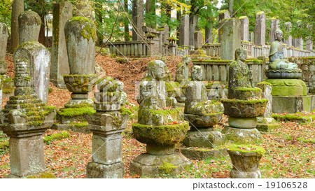 Old image of Buddha was carving from the big rock 19106528