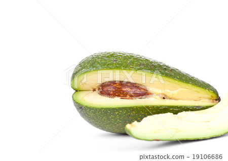 Whole avacado and slice Whole avacado and slice 19106686