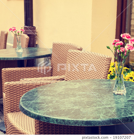 Vintage outdoor restaurant Vintage outdoor restaurant 19107207