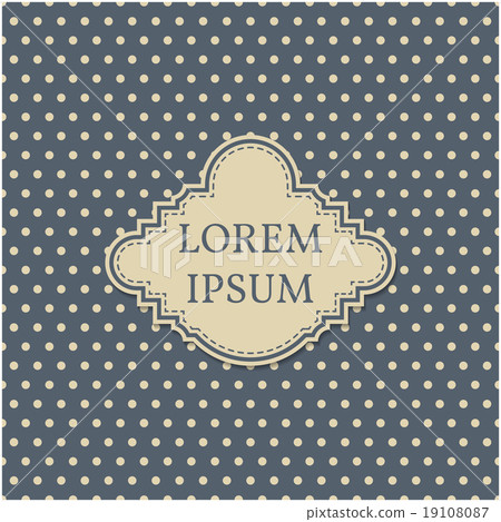 Background with vintage frame, vector Background with vintage frame, vector 19108087