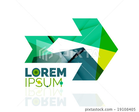 Vector arrow logo 19108405