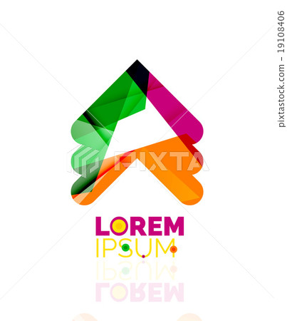 Vector arrow logo 19108406