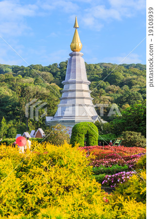 Pagoda in national park at chiang mai Thailand. Pagoda in national park at chiang mai Thailand. 19108939