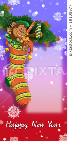 Christmas sock with gifts and toys Christmas sock with gifts and toys 19108977