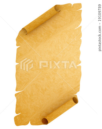 Old style manuscript with uneven edges 19109789