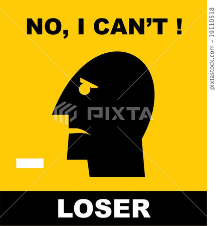 Loser. Head Icon of a loser 19110518