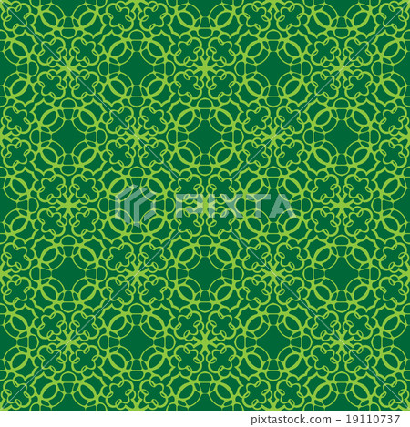 Green seamless pattern 19110737
