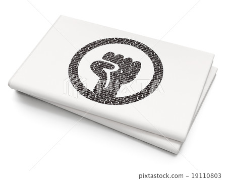 Politics concept: Uprising on Blank Newspaper Politics concept: Uprising on Blank Newspaper 19110803