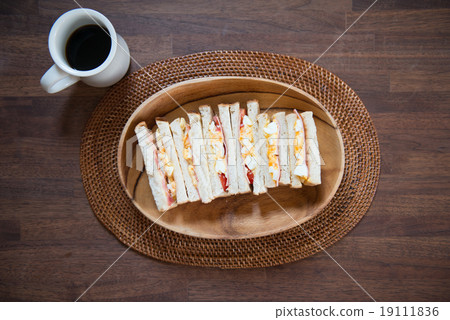 Sandwiches and coffee 19111836