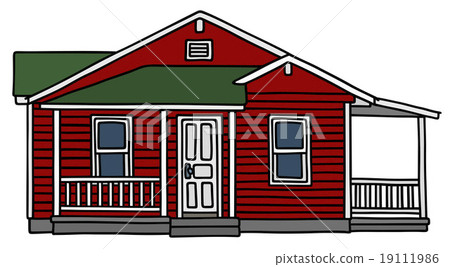 Red wooden house Red wooden house 19111986