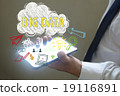 businessman show big data over smart phone 19116891