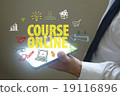 businessman show course online concept  19116896
