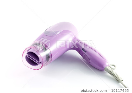 Old fashion hair dryer isolated on white 19117465