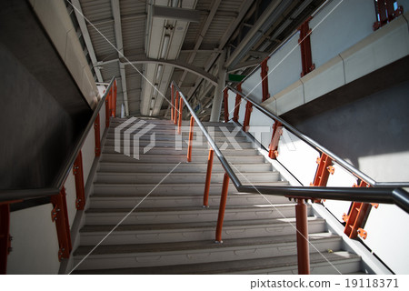 Staircase in the sky train in Thailand Staircase in the sky train in Thailand 19118371