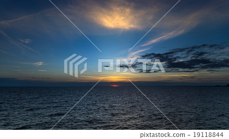 Sunset seascape at Samed island 19118844