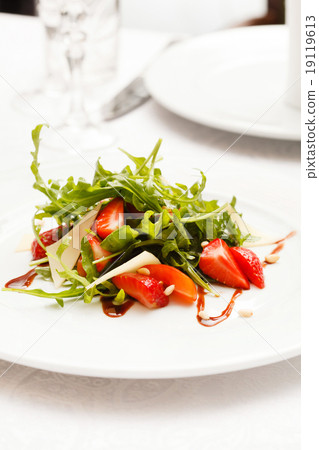 salad with strawberries salad with strawberries 19119613