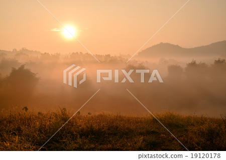 Landscape of sun rise at Phuthapboek Khoo kho , Phetchabun Thail Landscape of sun rise at Phuthapboek Khoo kho , Phetchabun Thail 19120178