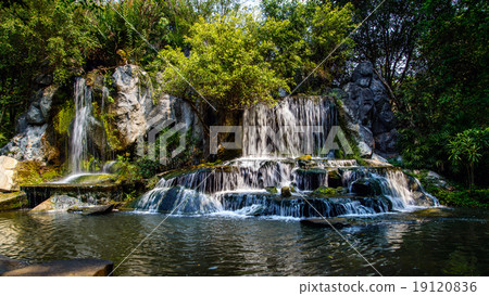 waterfall in forest waterfall in forest 19120836