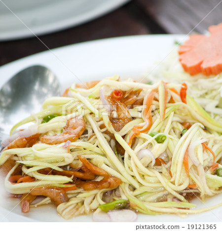 Mango salad a delicious and famous vegetable appetizer from Thai Mango salad a delicious and famous vegetable appetizer from Thai 19121365