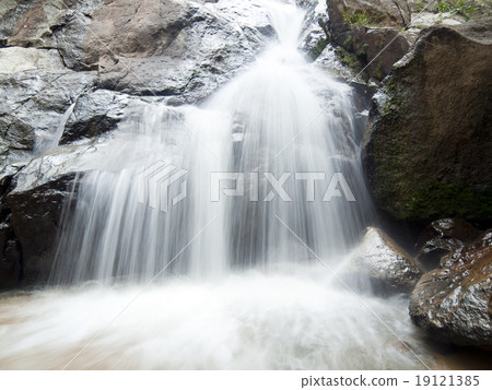 waterfall in the jungle, Koh Samui island, Thailand waterfall in the jungle, Koh Samui island, Thailand 19121385
