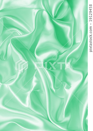 Smooth elegant green silk or satin texture Smooth elegant green silk or satin texture 19129458