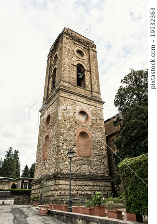 Bell tower of the San Miniato al Monte basilica in Florence, Ita Bell tower of the San Miniato al Monte basilica in Florence, Ita 19132363