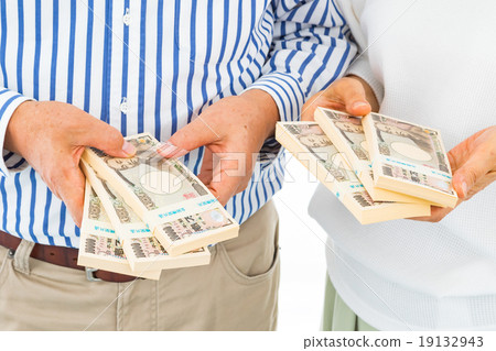 Rich Rich Money Rich Billion Wallet Elderly Couple Male and Female Female Male Senior Senior Generation 19132943