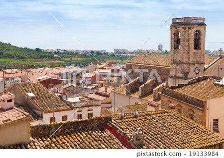 Cityscape of Spanish resort town Calafell Cityscape of Spanish resort town Calafell 19133984