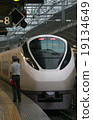 Limited express departing Tokyo station Hitachi 19134649