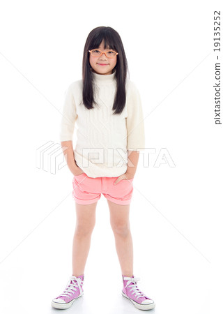 Beautiful asian girl standing Beautiful asian girl standing 19135252