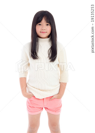 Beautiful asian girl standing Beautiful asian girl standing 19135253