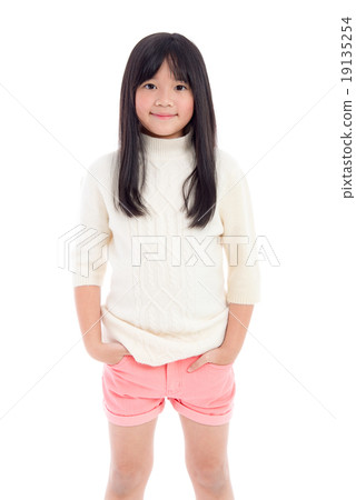 Beautiful asian girl standing Beautiful asian girl standing 19135254