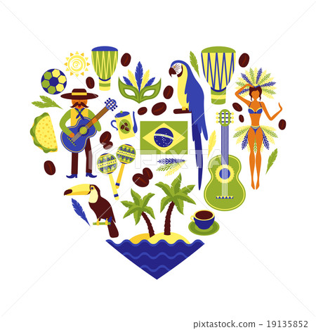 Brazil decorative set 19135852