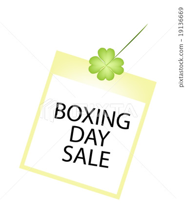 Boxing Day Photos Frame with Clover Plant Boxing Day Photos Frame with Clover Plant 19136669