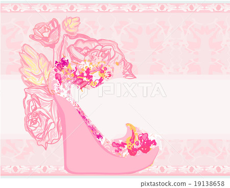 abstract shoes vintage poster abstract shoes vintage poster 19138658