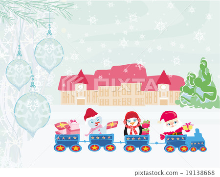 Santa Christmas Train 19138668