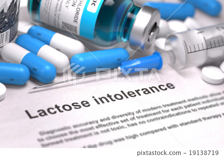 Diagnosis - Lactose Intolerance. Medical Concept Diagnosis - Lactose Intolerance. Medical Concept 19138719